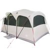 vidaXL Tienda Familiar y verde 435 x 255 x 216 cm Poli&eacute;ster y Acero