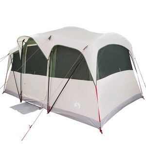vidaXL Tienda Familiar y verde 435 x 255 x 216 cm Poli&eacute;ster y Acero