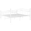vidaXL Estructura de cama sin colchón metal blanco 140x200 cm