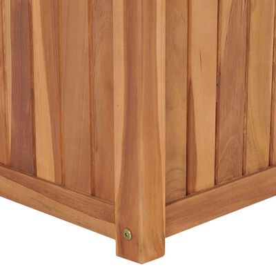 vidaXL Arriate elevado madera maciza de teca 40x40x40 cm