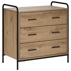 vidaXL Cajonera Roble artisan 70 x 39,5 x 71 cm Madera de ingenier&iacute;a