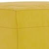 vidaXL Juego de sof&aacute;s 3 piezas terciopelo amarillo