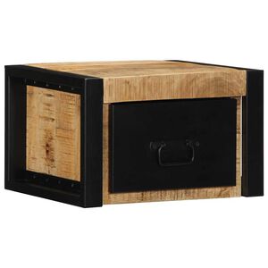 vidaXL Mesita de noche madera maciza de mango 40x35x25 cm