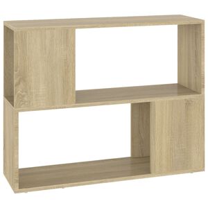 vidaXL Mueble para TV madera contrachapada roble Sonoma 80x24x63 cm