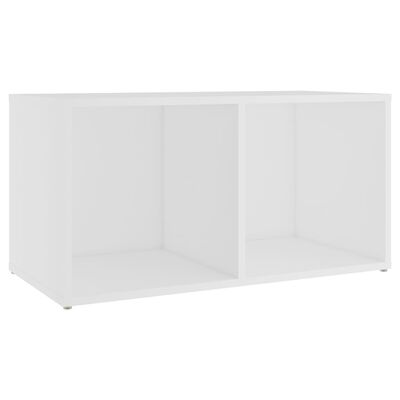 vidaXL Muebles de salón 4 pzas madera ingeniería blanco 72x35x36,5 cm