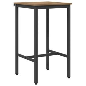 vidaXL Mesa de Bar 52 x 52 x 90 cm Madera de ingenier&iacute;a Roble artisan