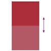 vidaXL Estor Enrollable Opaco Rojo 120x210 cm Tela Ancho 116,6 cm