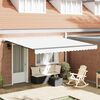vidaXL Toldo Retr&aacute;ctil Manual 400 x 350 cm Poli&eacute;ster y Acero