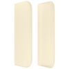 vidaXL Cabecero de cuero sint&eacute;tico color crema 93x16x78/88 cm