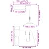 vidaXL Parque infantil de exterior madera maciza de abeto Douglas