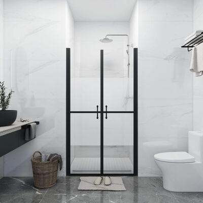 vidaXL Puerta de ducha ESG medio esmerilado (73-76)x190 cm