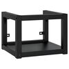 vidaXL Estructura de lavabo suspendido hierro negro 40x38x31 cm
