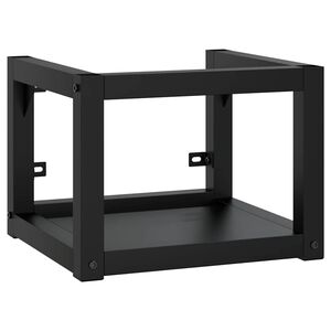 vidaXL Estructura de lavabo suspendido hierro negro 40x38x31 cm
