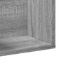 vidaXL Muebles pared 2 uds madera ingenier&iacute;a gris Sonoma 75x18x16,5 cm