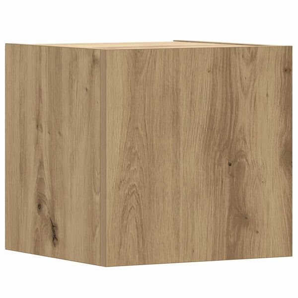 vidaXL Mueble para TV de pared madera contrachapada artesanal 6 piezas