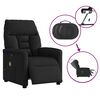 vidaXL Sill&oacute;n reclinable de masaje el&eacute;ctrico tela negro