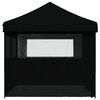 vidaXL Carpa de Fiesta Negro 292 x 580 x 315 cm Tela Oxford