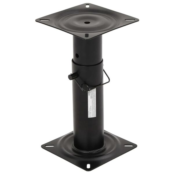 vidaXL Pedestal para asiento de barco ajustable acero 28-45,5 cm