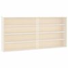 vidaXL Vitrina de madera para coleccionistas con puertas 80x8,5x37 cm
