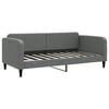 vidaXL Sofá cama sin colchón tela gris oscuro 90x190 cm