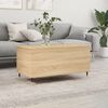 vidaXL Mesa de centro madera contrachapada roble Sonoma 90x44,5x45 cm
