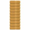 vidaXL Toallas de invitados FROGN oro 30x50 cm 10 uds 360 g/m&sup2;