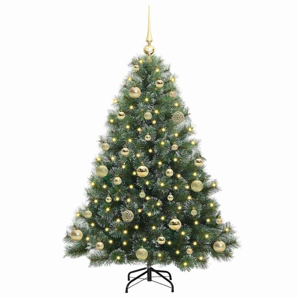 vidaXL &Aacute;rbol de Navidad artificial con 150 LED Verde 120 cm PE y PVC