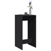 vidaXL Mesa alta de bar madera de ingenier&iacute;a negra 51x50x103,5 cm