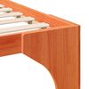 vidaXL Estructura de cama Marrón 160 x 200 cm Madera de pino macizo