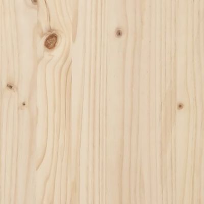 vidaXL Botellero madera maciza de pino 61,5x30x107,5 cm