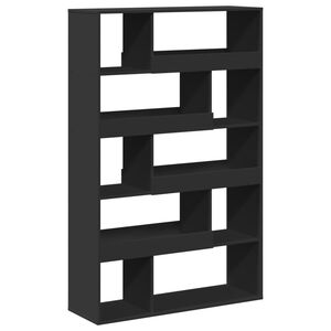 vidaXL Estanter&iacute;a de madera de ingenier&iacute;a negra 100x33x156,5 cm