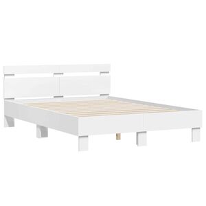 vidaXL Estructura de cama 137 x 190 cm Madera de ingenier&iacute;a