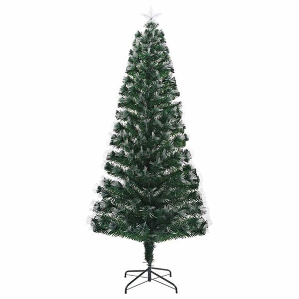 vidaXL Árbol de Navidad artificial Verde 210 cm PVC