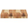 vidaXL Estante flotante 4 uds madera acacia acabado aceite 40x30x4 cm