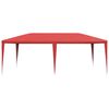 vidaXL Carpa de Fiesta Rojo 600 x 300 x 255 cm PE y acero