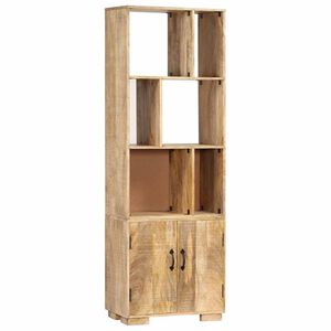 vidaXL Estanter&iacute;a madera maciza de mango 60x35x180 cm