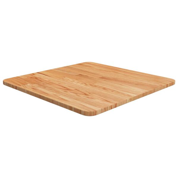 vidaXL Tablero de mesa cuadrado madera roble marrón claro 50x50x1,5 cm