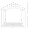 vidaXL Carpa garaje de almacenamiento PVC verde 1,6x2,4 m