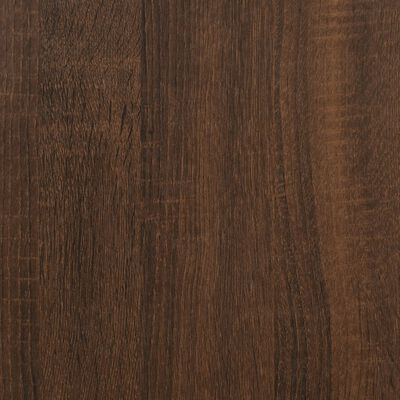 vidaXL Armario vitrina colgante madera marrón roble 40x31x60 cm