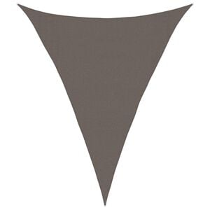 vidaXL Toldo de vela gris antracita HDPE 160 g/m&sup2; 3x4x4 m
