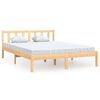 vidaXL Estructura de cama sin colchón madera maciza 160x200 cm