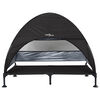 vidaXL Cama Elevada para Perros Negro 127 x 81 x 108 cm Tela y acero