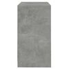 vidaXL Aparador de madera contrachapada gris hormig&oacute;n 70x41x75 cm