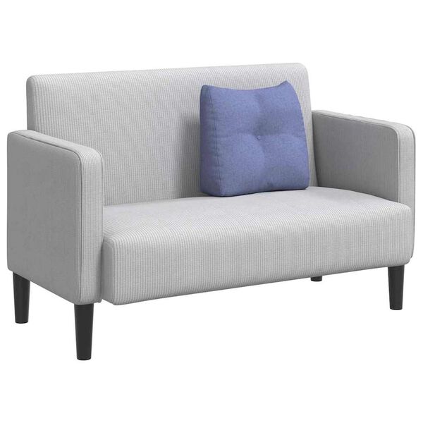 vidaXL Cojín de Espalda Azul jeans 45 x 24 x 50 cm tela