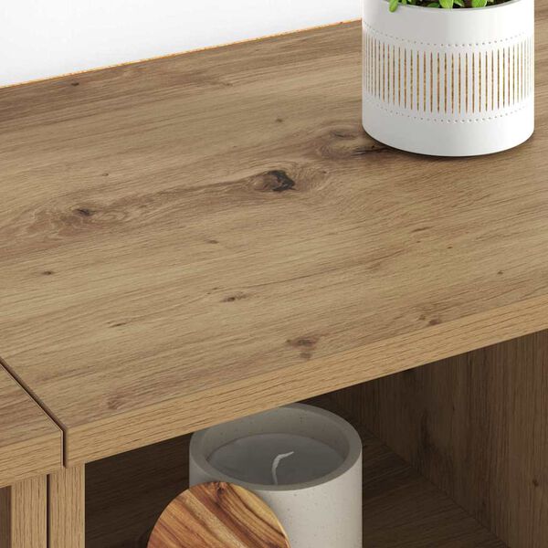 vidaXL Tableros Lateral 2 pcs Roble artesanal 60 x 35 x 70 cm