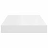 vidaXL Estante flotante de pared MDF blanco 40x23x3,8 cm