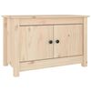 vidaXL Zapatero de madera maciza de pino 70x38x45,5 cm