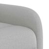 vidaXL Sill&oacute;n de masaje reclinable de tela gris nube