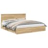 vidaXL Cama con almacenamiento con caj&oacute;n Roble Sonoma 180 x 200 cm