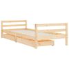 vidaXL Estructura de cama para ni&ntilde;os con cajones madera pino 90x200 cm